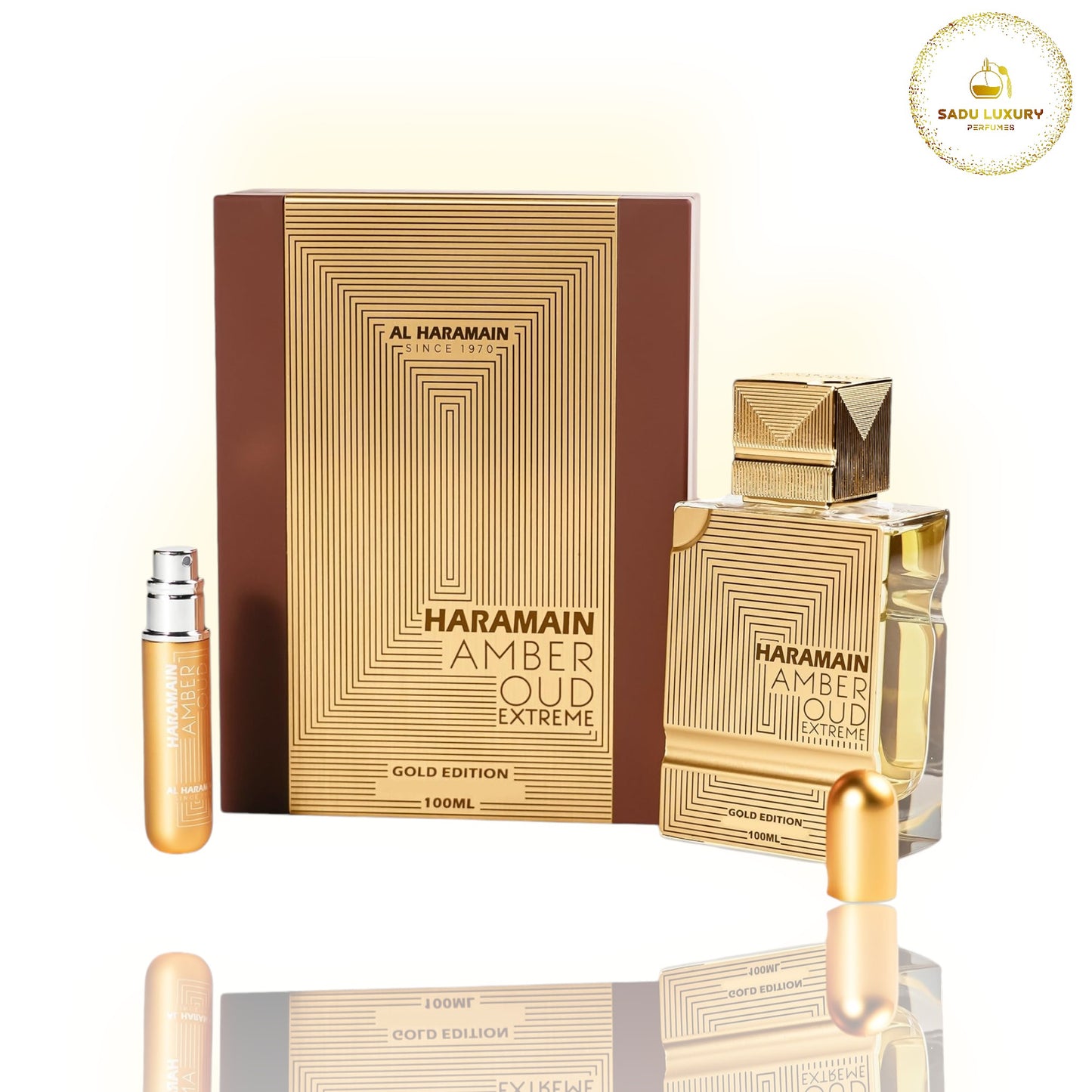 Al Haramain Amber Oud Gold Edition Extreme Extrait de Perfume Unisex 3.3 Fl Oz