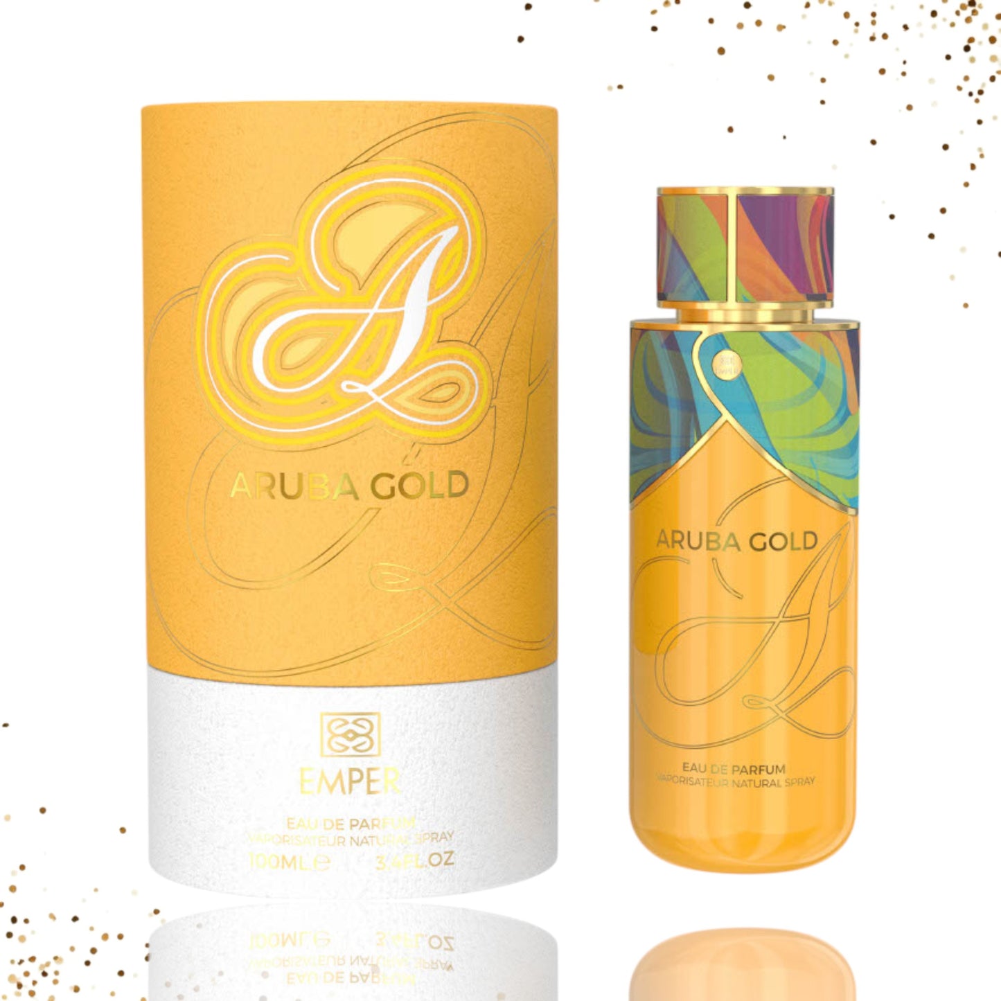 Aruba Gold by Emper 3.4 Fl Oz Eau de Parfum
