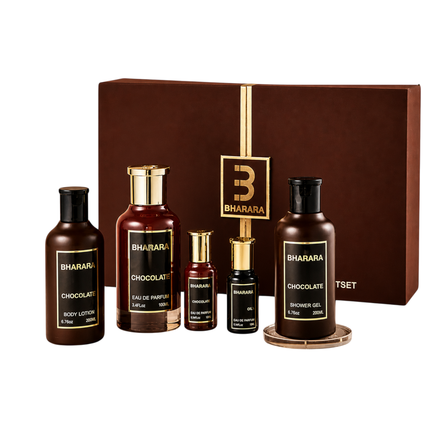 Bharara Chocolate Gift Set 5 PC 3.4 Oz EDP