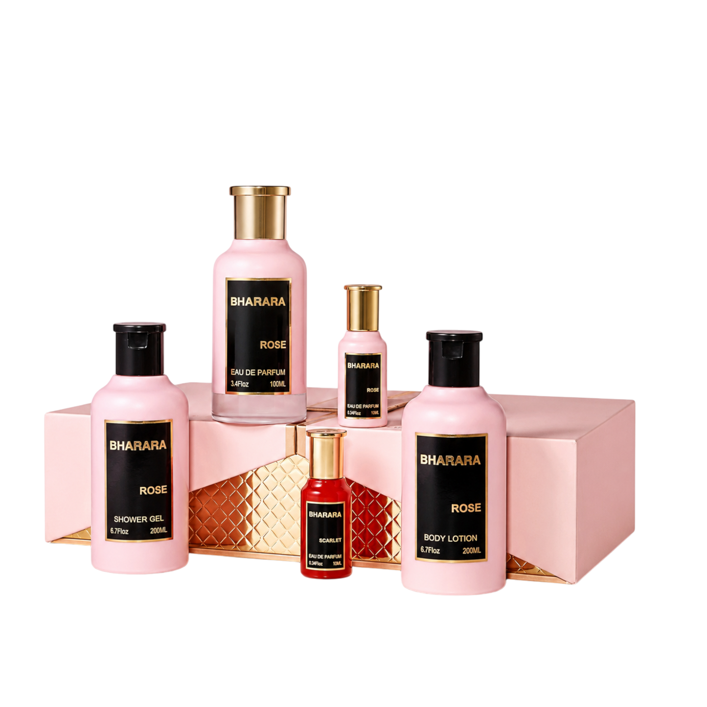 Bharara Rose Gift Set 5 Pc 3.4 Oz EDP