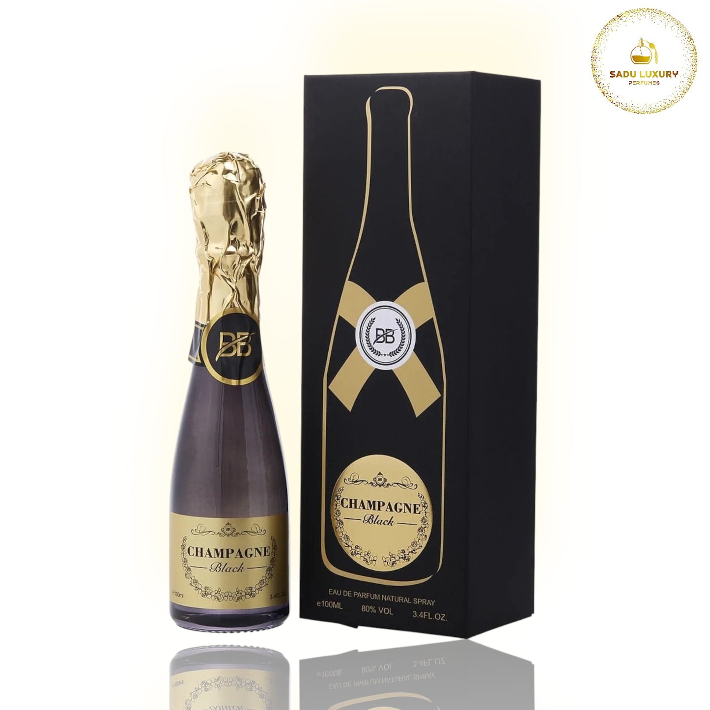 Champagne Black by Bharara Eau de Parfum 3.4 Oz