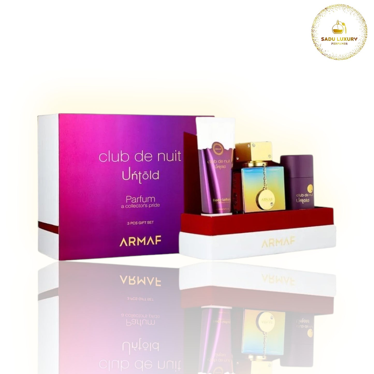Club De Nuit Untold Gift Set 3 Pcs By Armaf 3.4 Oz EDP