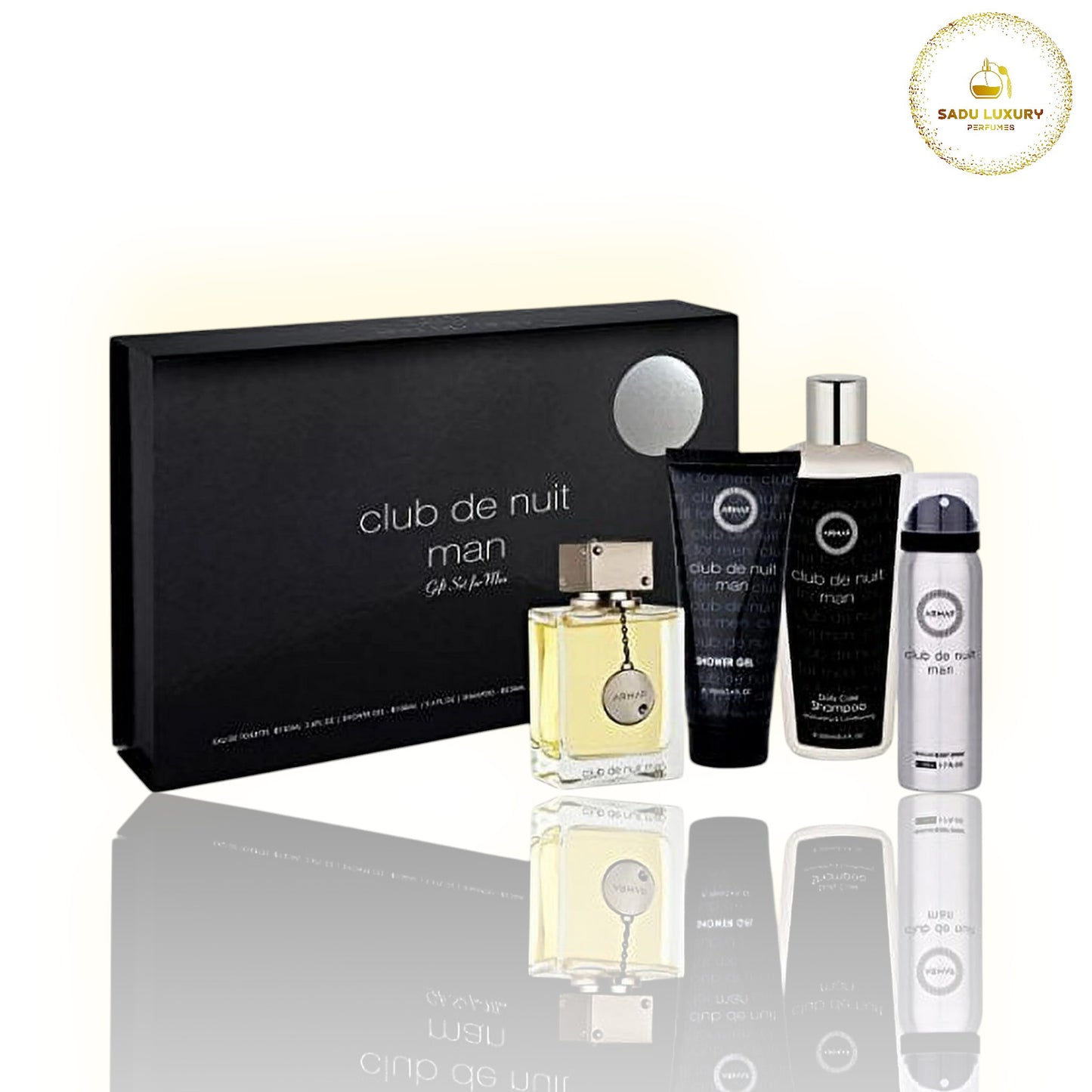 Club de Nuit Men Gift Set 4 Pcs By Armaf 3.4 Oz EDP