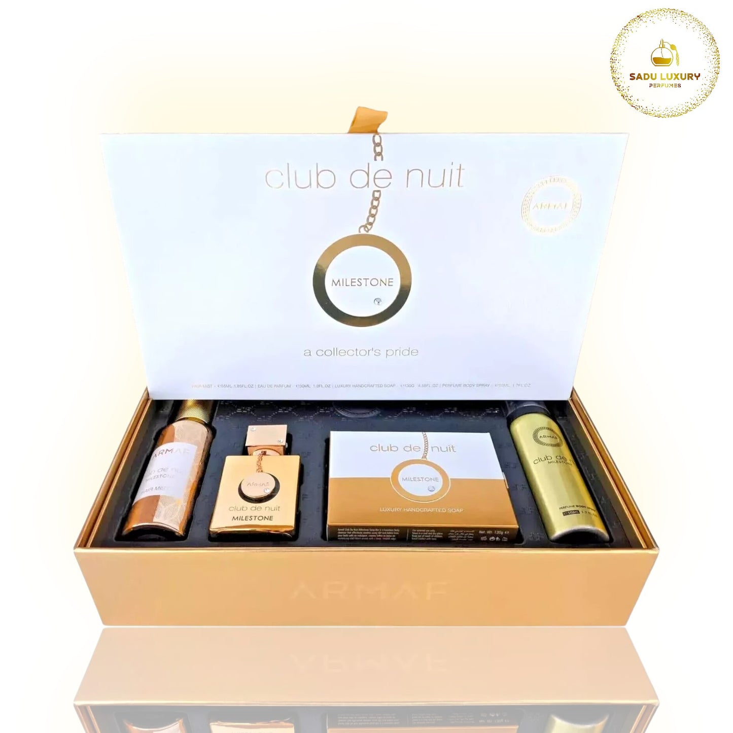 Club De Nuit Milestone Gift Set 4 Pcs By Armaf 1.0 Oz EDP