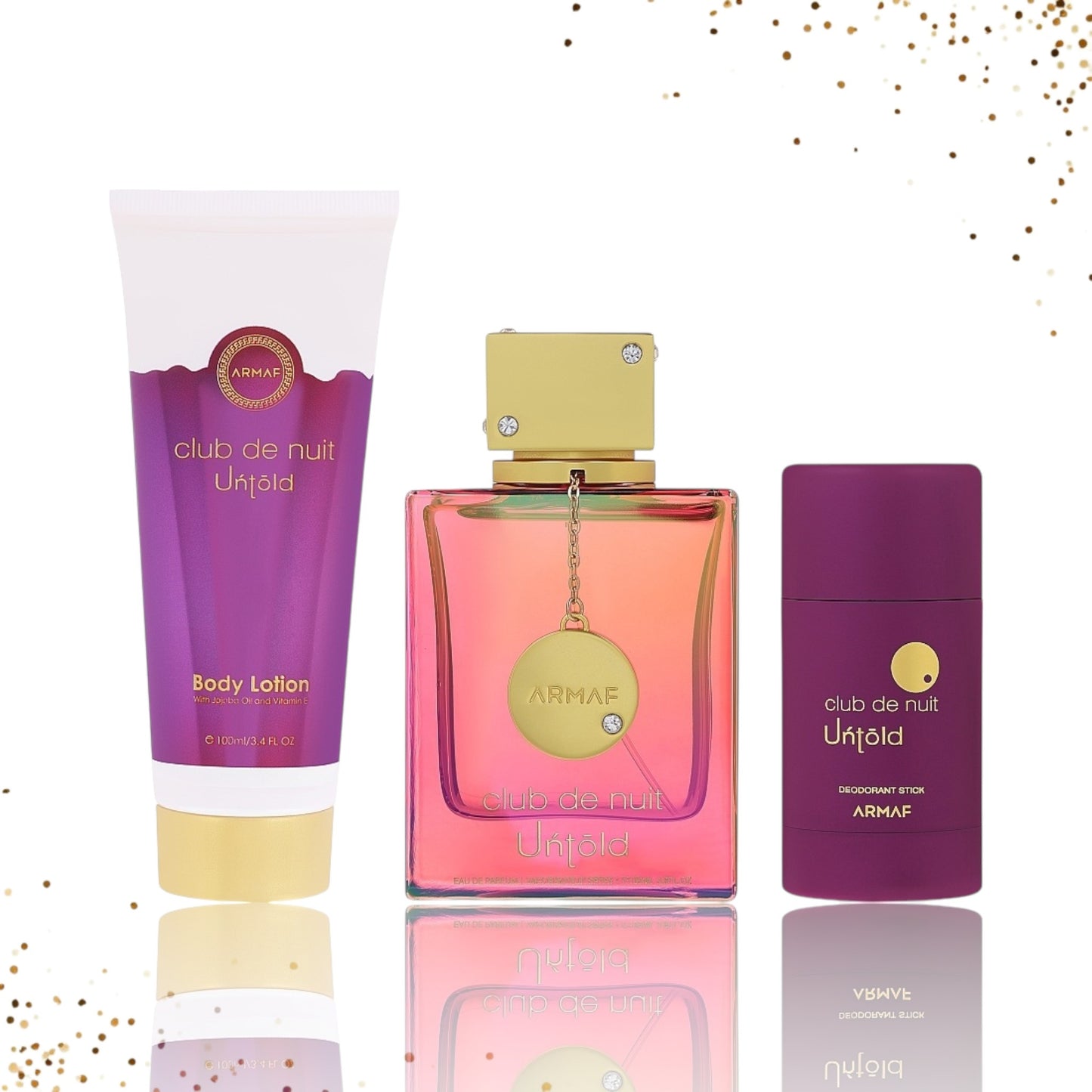 Club De Nuit Untold Gift Set 3 Pcs By Armaf 3.4 Oz