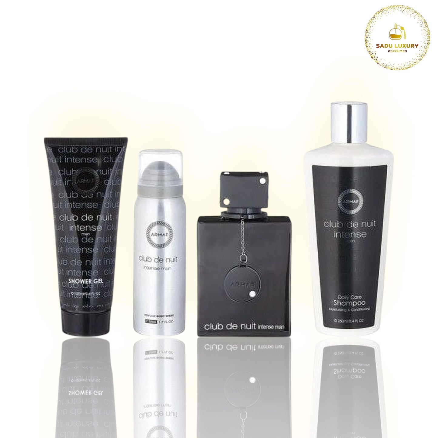 Gift Set Club de Nuit Intense By Armaf 3.6 Oz EDP 4 Pcs