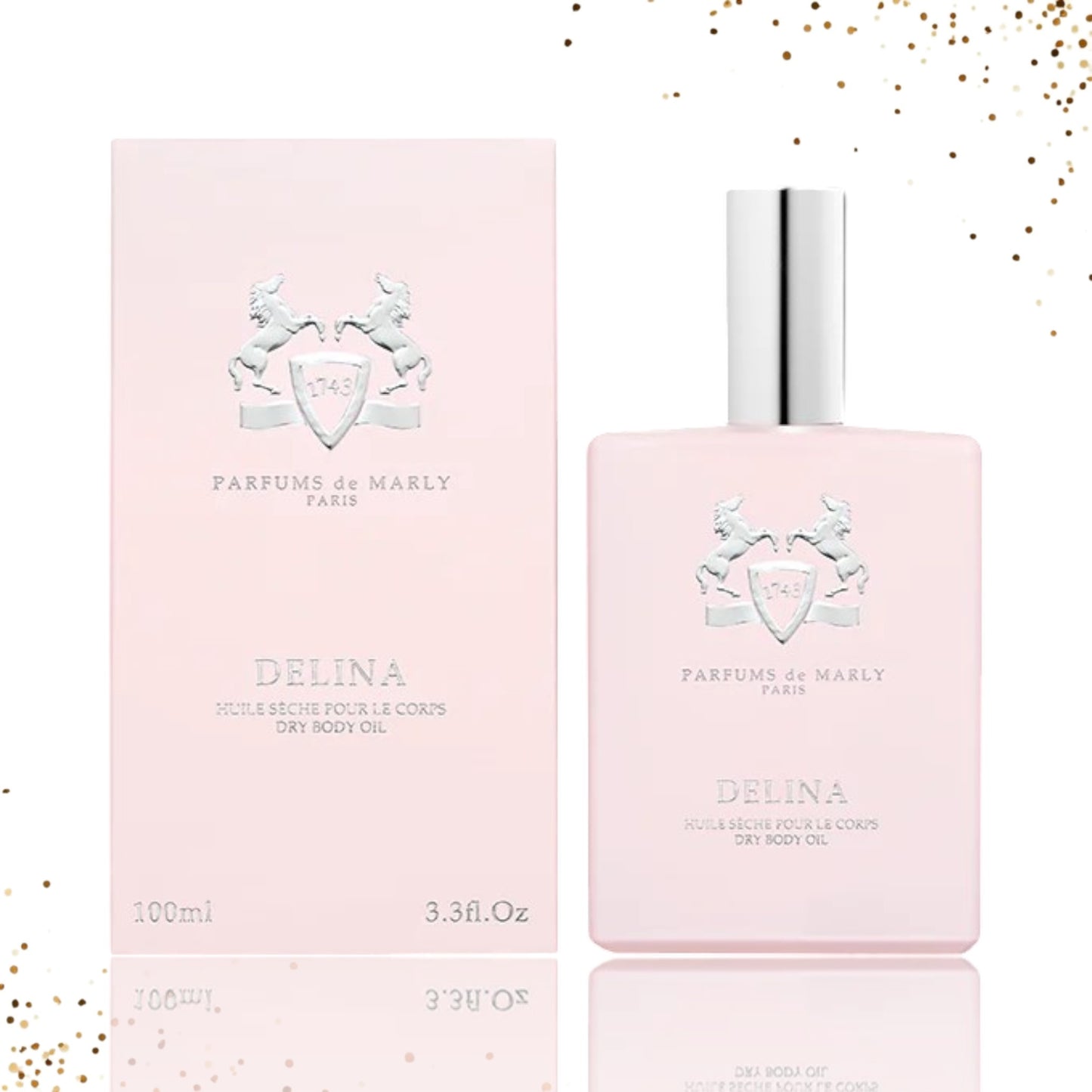 Delina Dry Body Oil By Parfums De Marly Paris 3.3 Oz