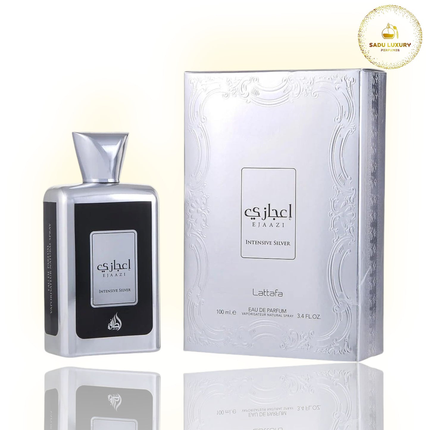 EJAAZI INTENSIVE SILVER EDP-100ML | BY LATTAFA PERFUMES