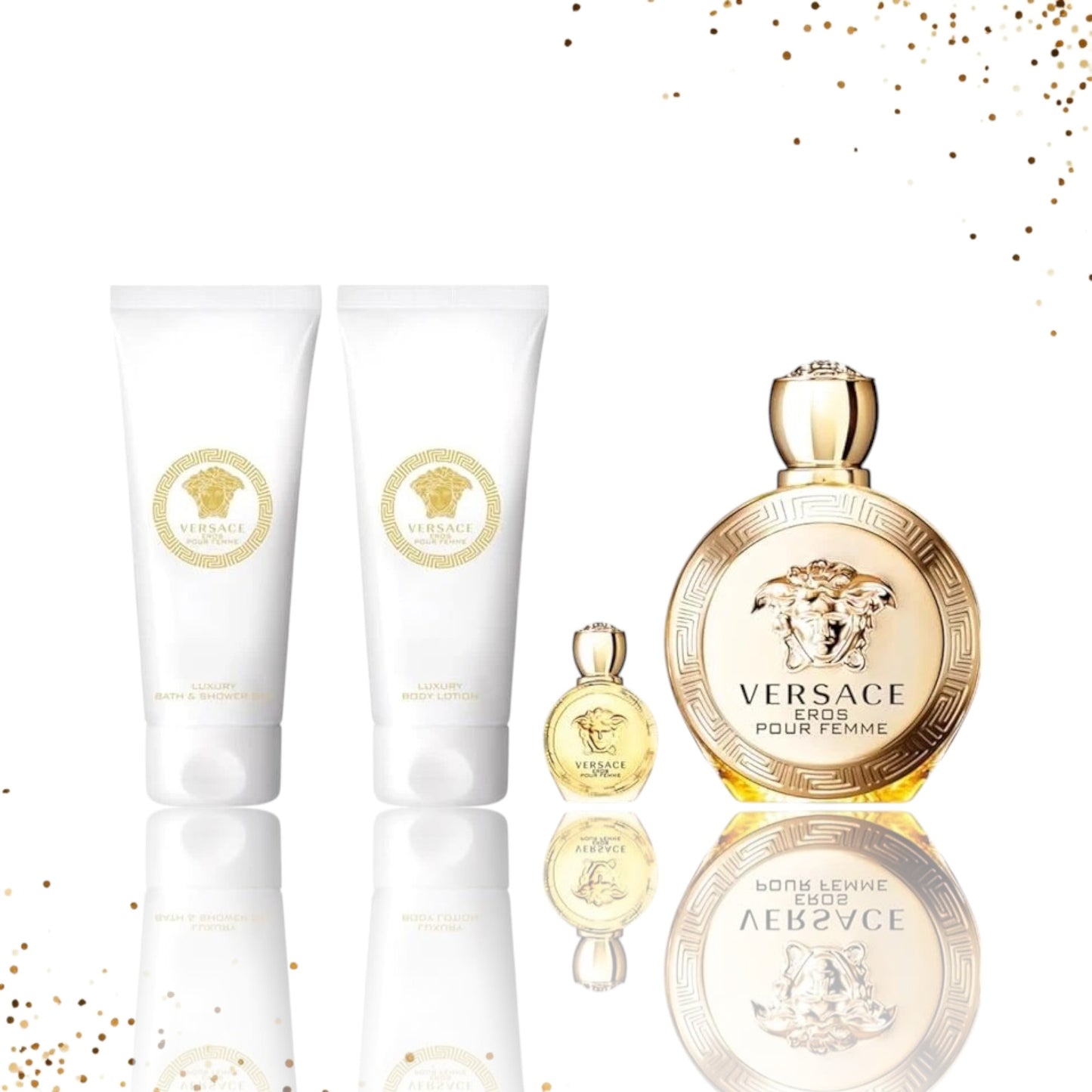 Gift Set Eros Pour Femme By Versace 4 Pcs