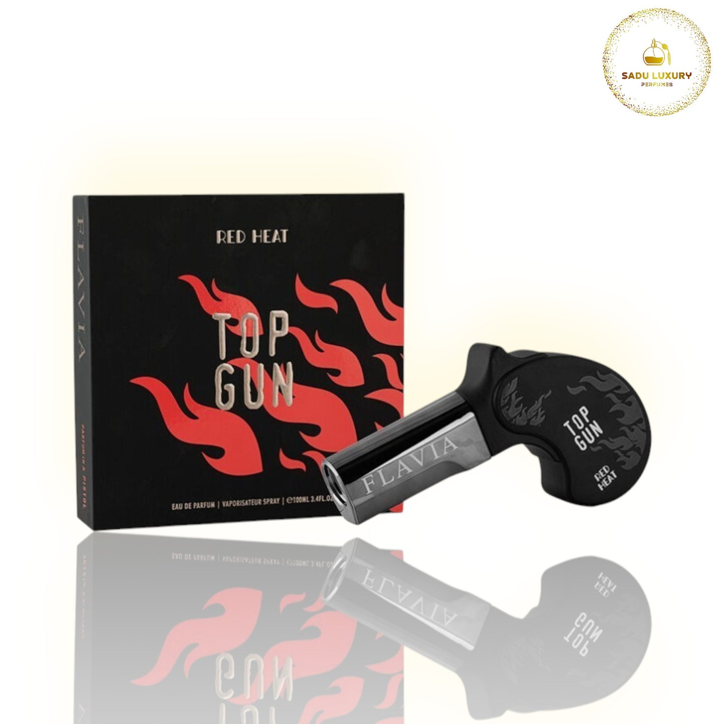 Flavia Top Gun Red Heat By Armaf 3.4 Oz EDP