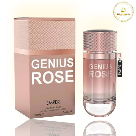 Genius Rose by Emper Eau de Parfum 3.4 Oz