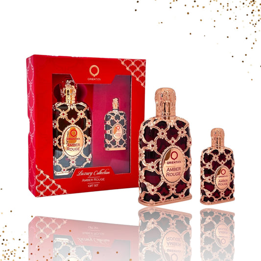 Gift Set Amber Rouge by Orientica 2 Pcs EDP