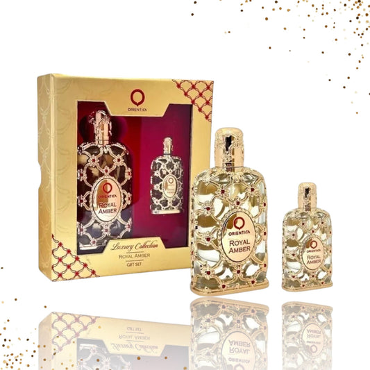 Gift Set Royal Amber by Orientica 2 Pcs EDP