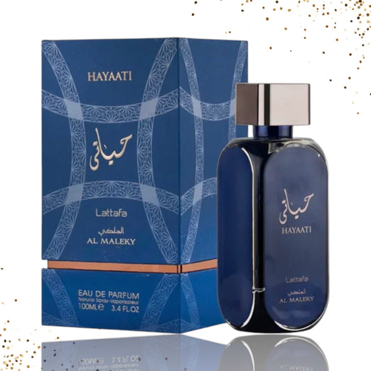 Hayati Al Maleky Blue By Lattafa 3.4 Oz Eau de Parfum