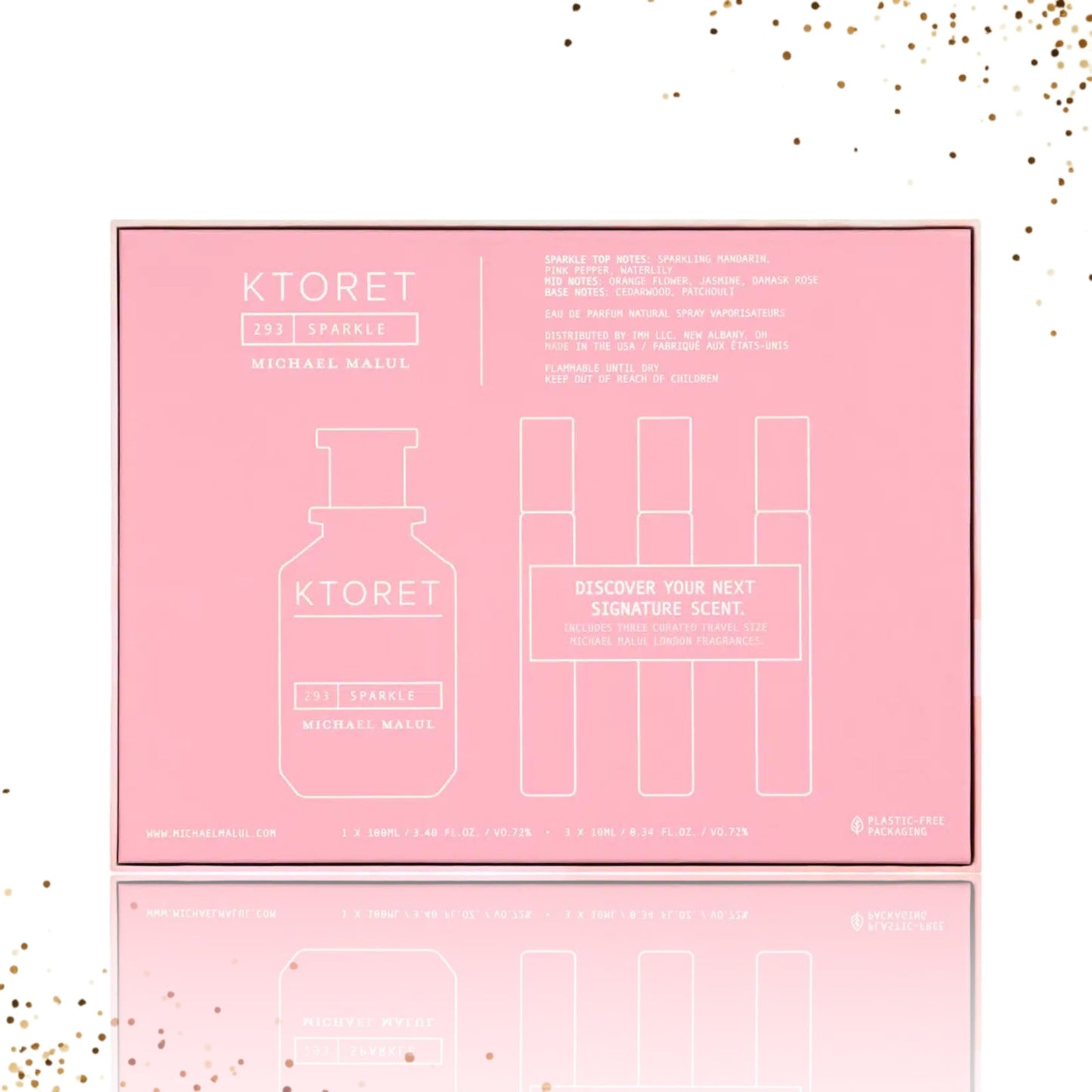 Ktoret 293 Sparkle Gift Set By Michael Malul 4 Pcs EDP