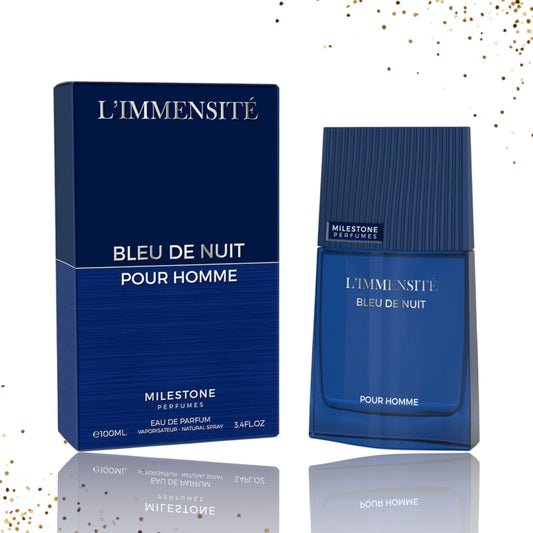 L'Immensite Bleu De Nuit Pour Homme By Milestone