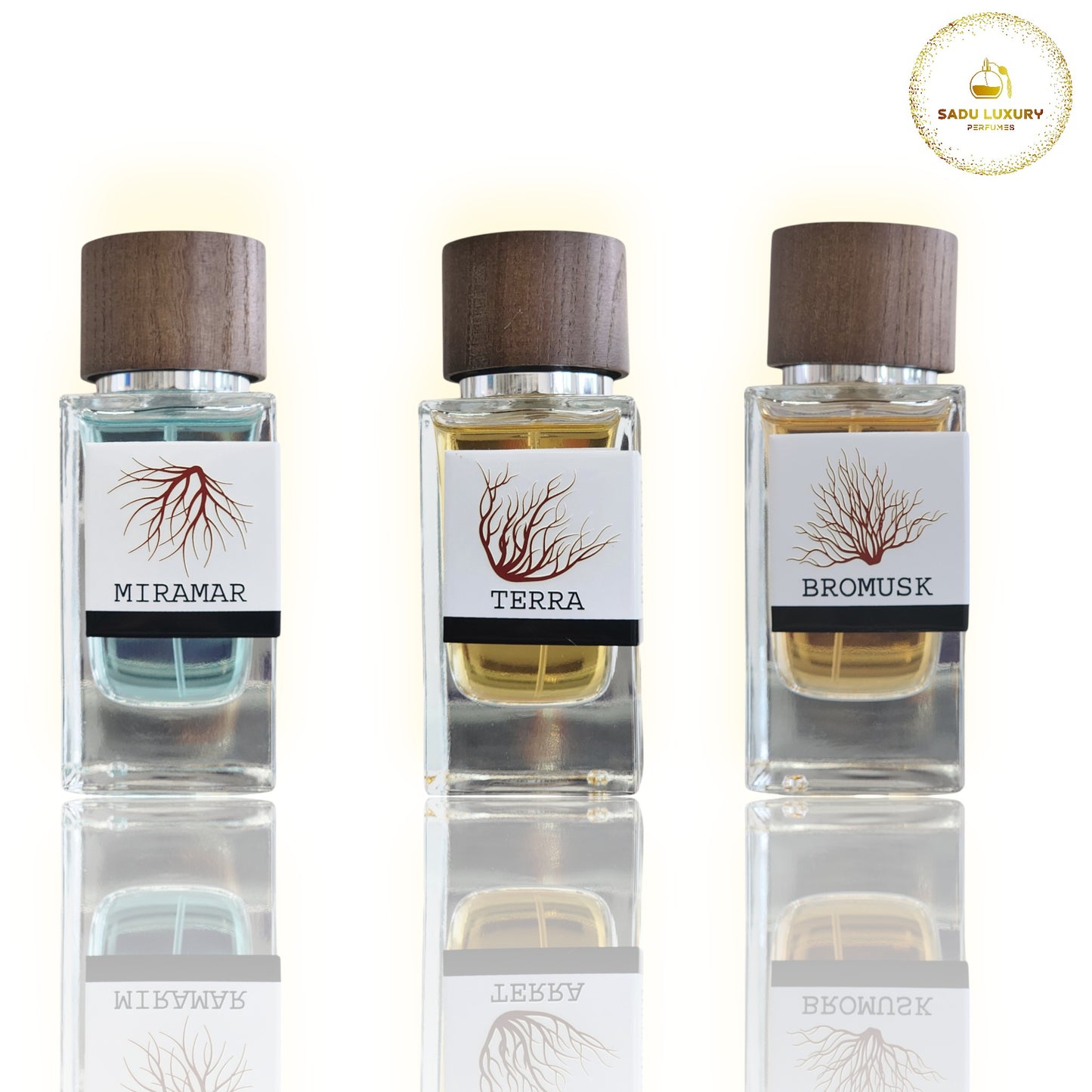 Bromusk ,Miramar ,Terra Combo 3 Pcs By Emper EDP 3.4 Oz