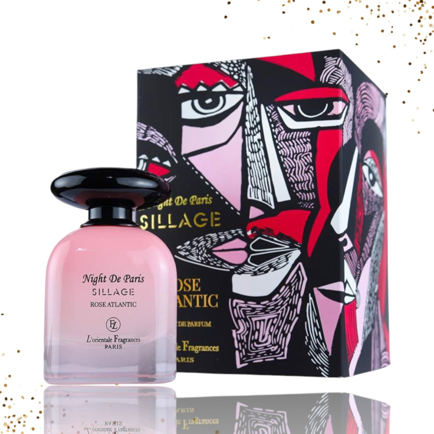 Night de Paris Sillage Rose Atlantic by Lorientale Fragrances Extrait de Parfum 3.3 oz