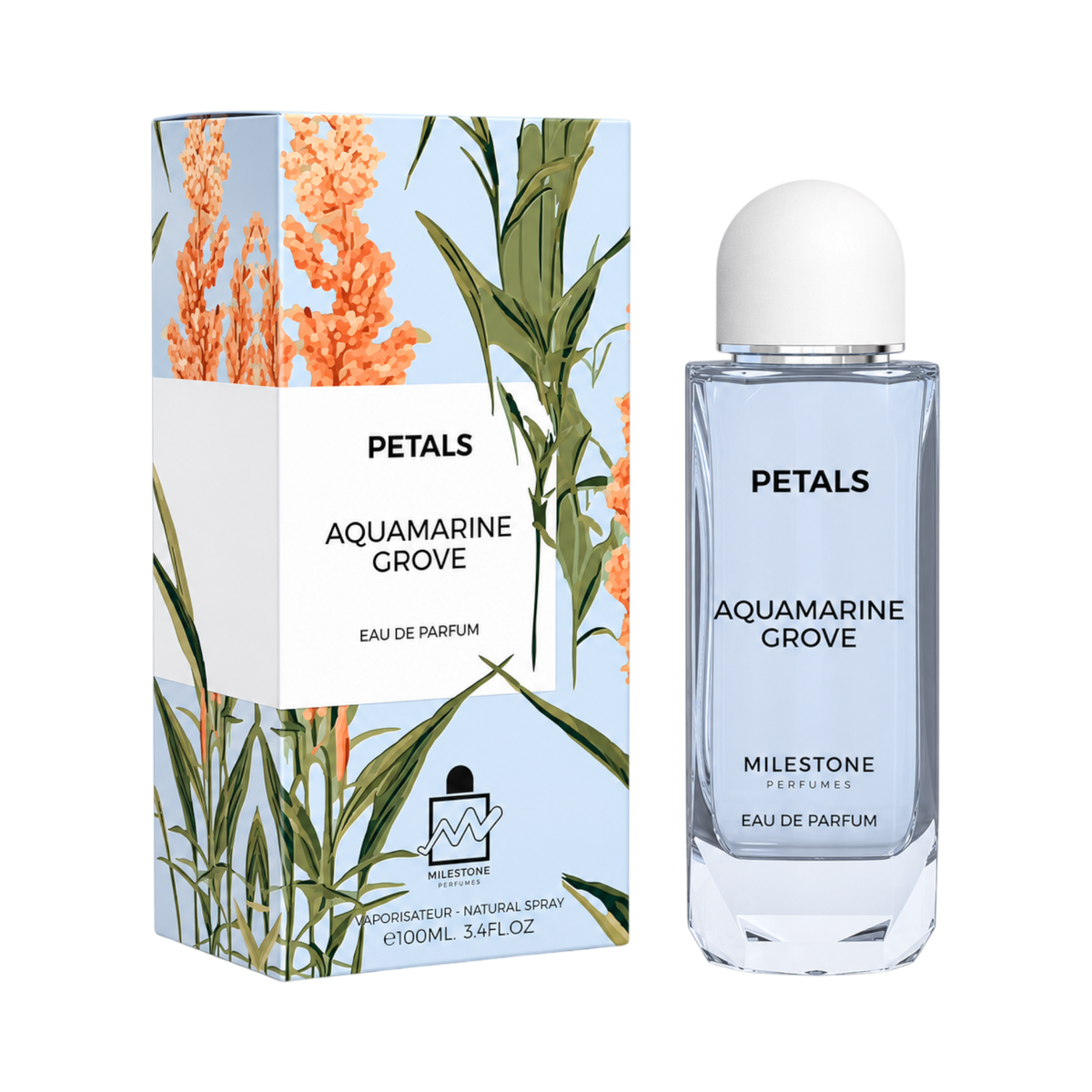 Petals Aquamarine Grove by Milestone EDP 3.4 Oz