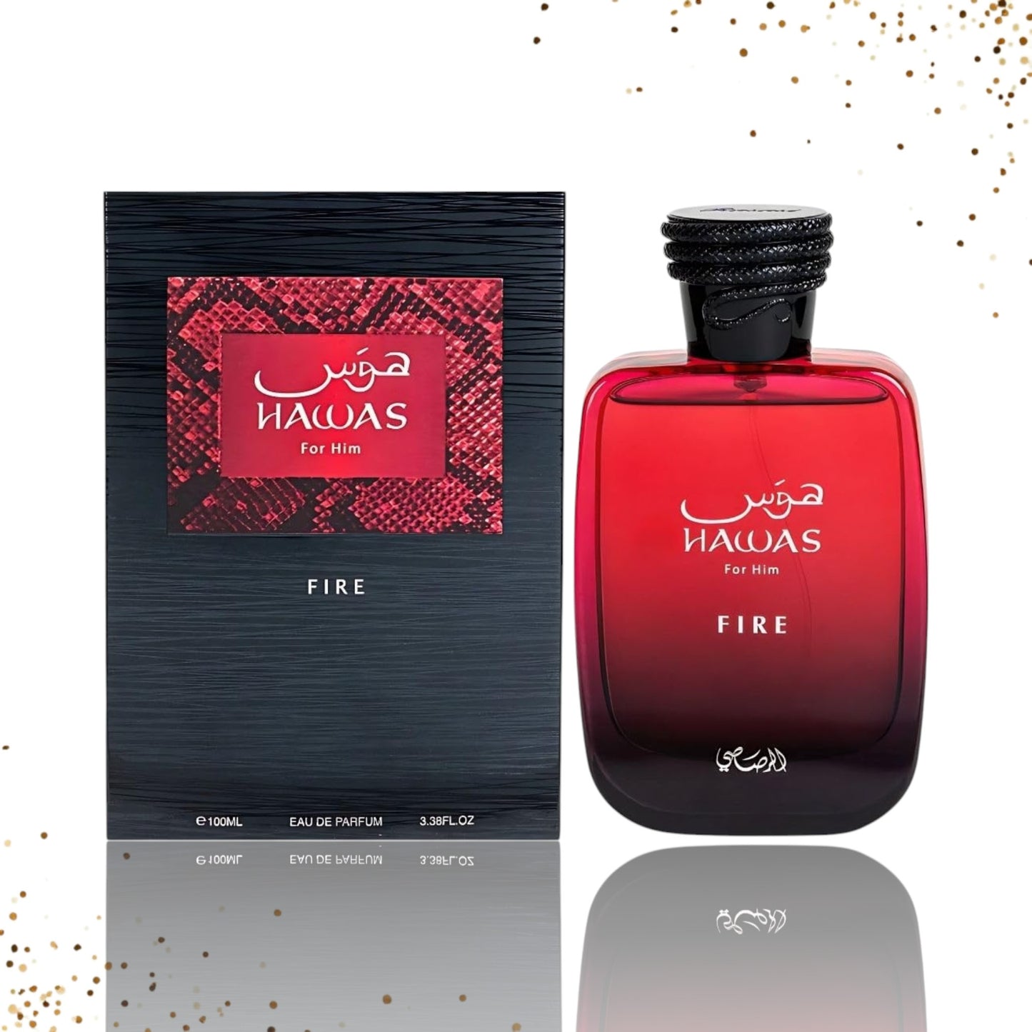 Rasasi Hawas Fire 3.4 oz Eau De Parfum