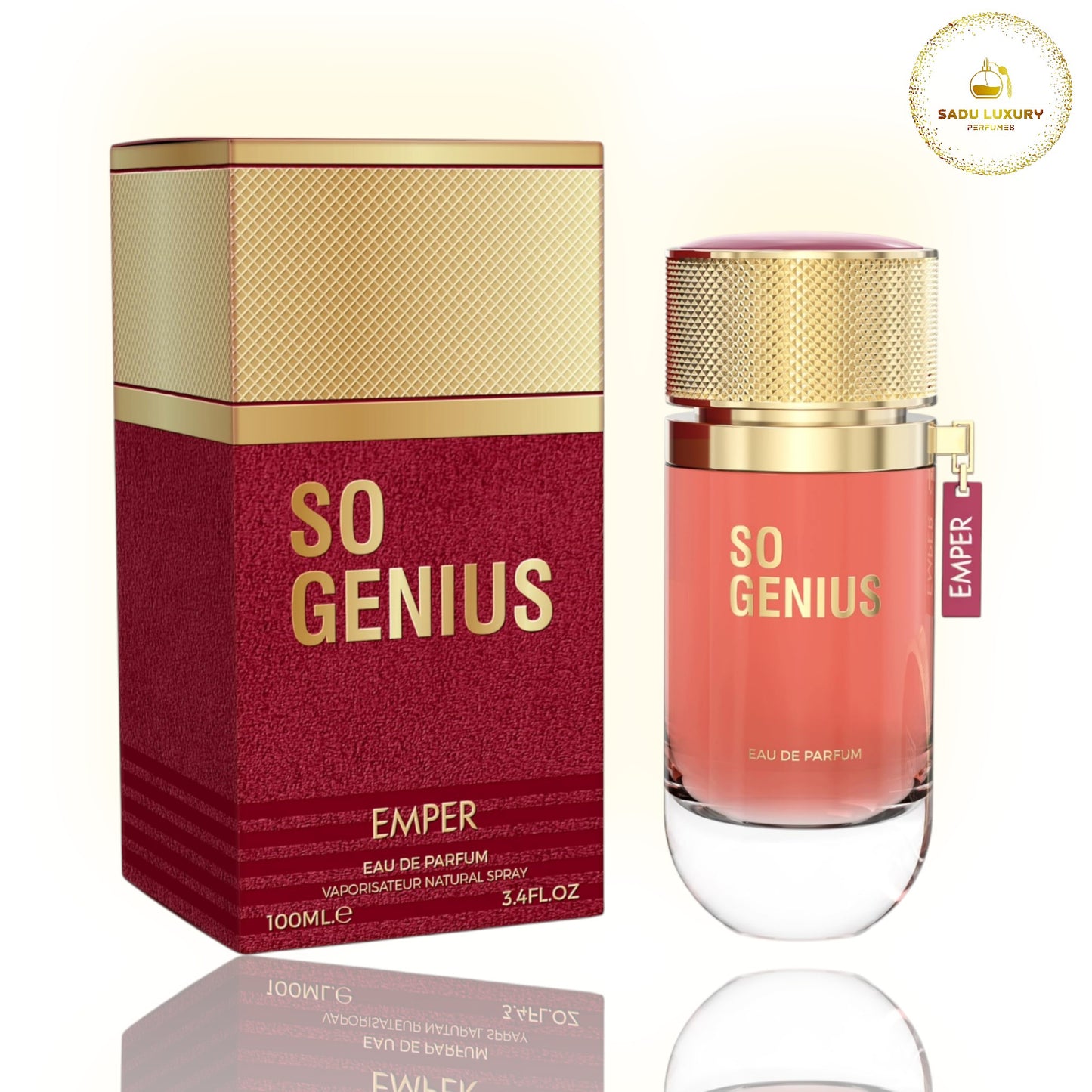 SO Genius by Emper Eau de Parfum 3.4 Oz