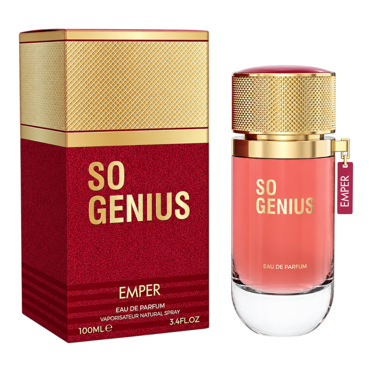 SO Genius by Emper Eau de Parfum 3.4 Oz