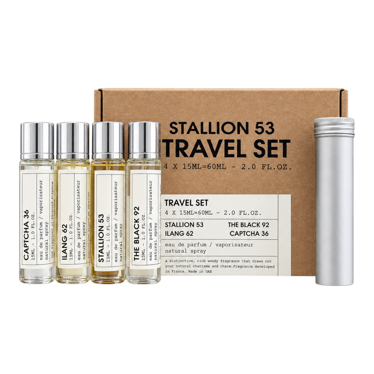 Stallion 53 Travel Set 4 Pieces x 15ml Eau de Parfum by Emper
