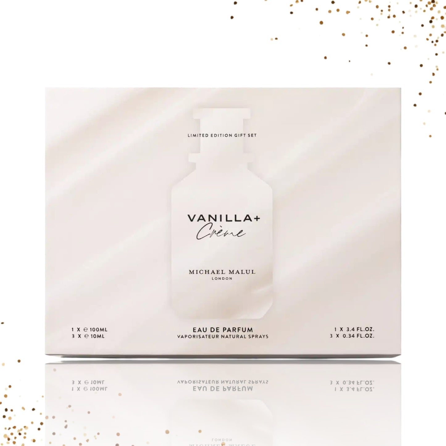 Vanilla + Creme Gift Set By Michael Malul 4 Pcs EDP