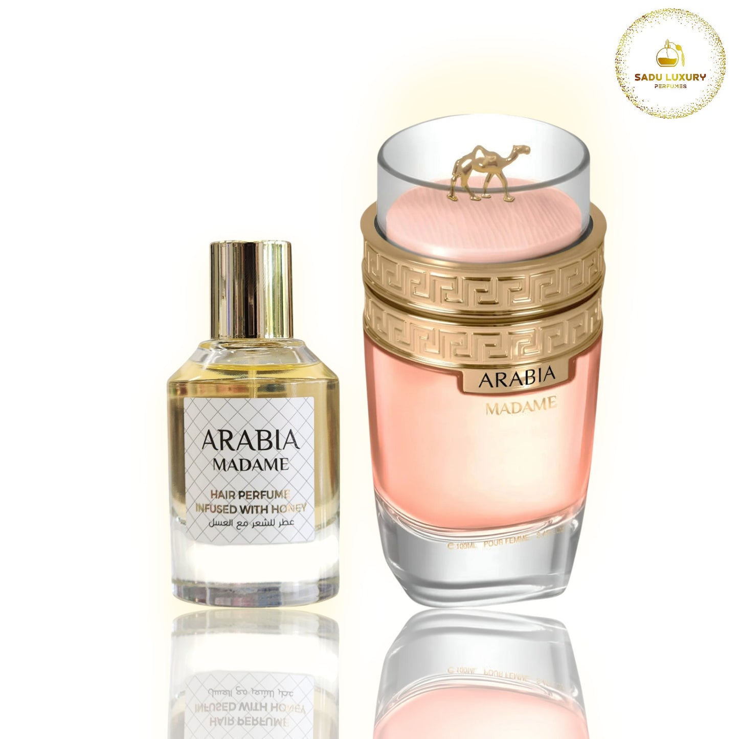 Arabia Madame Edp & Arabia Hair Mist With Honey Combo 2 Pcs