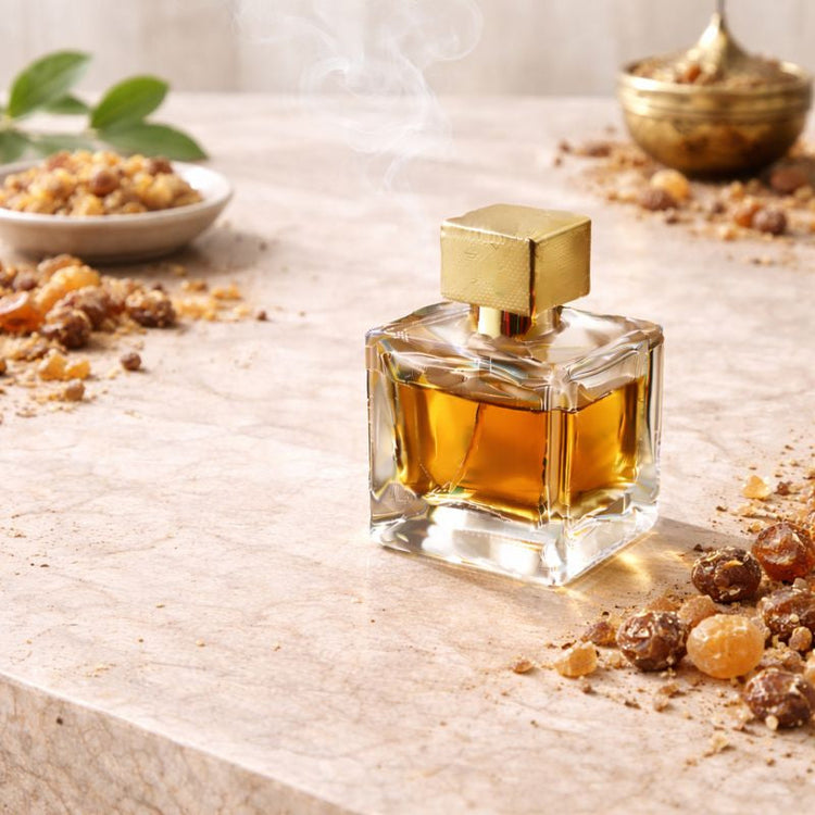 Resinous Collection — warm, incense-like resin fragrances.