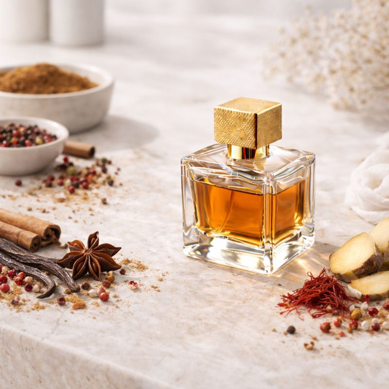 Spicy Collection — bold fragrances with warm spice notes.