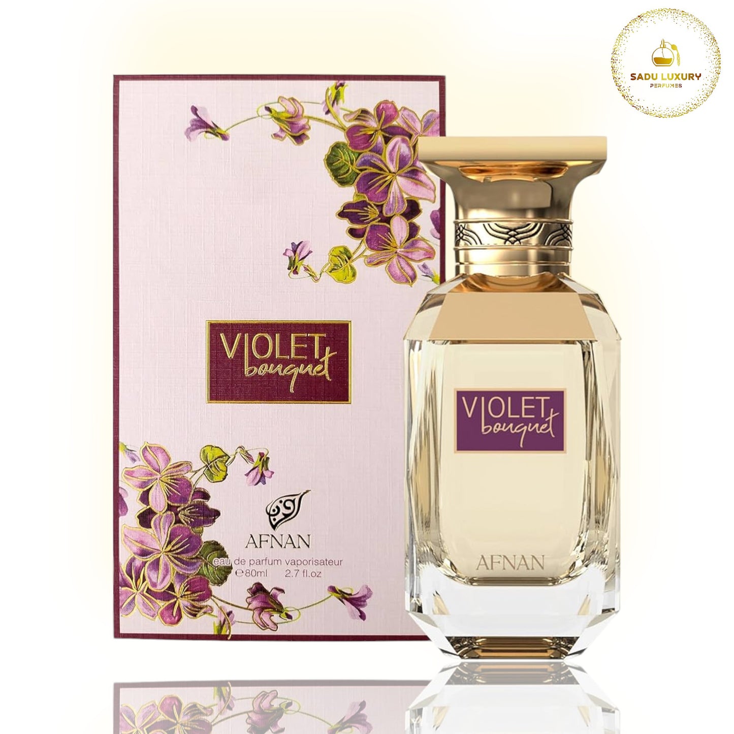 Afnan Violet Bouquet Eau de Parfum Spray 2.7 Oz for woman