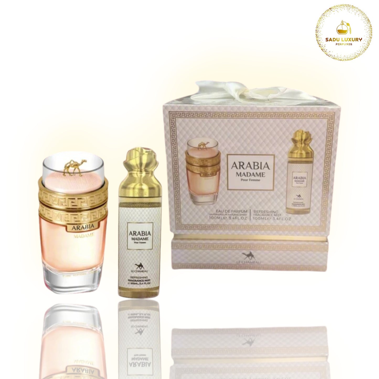 Arabia Madame Gift Set By Emper Two in One EDP 3.4 Oz