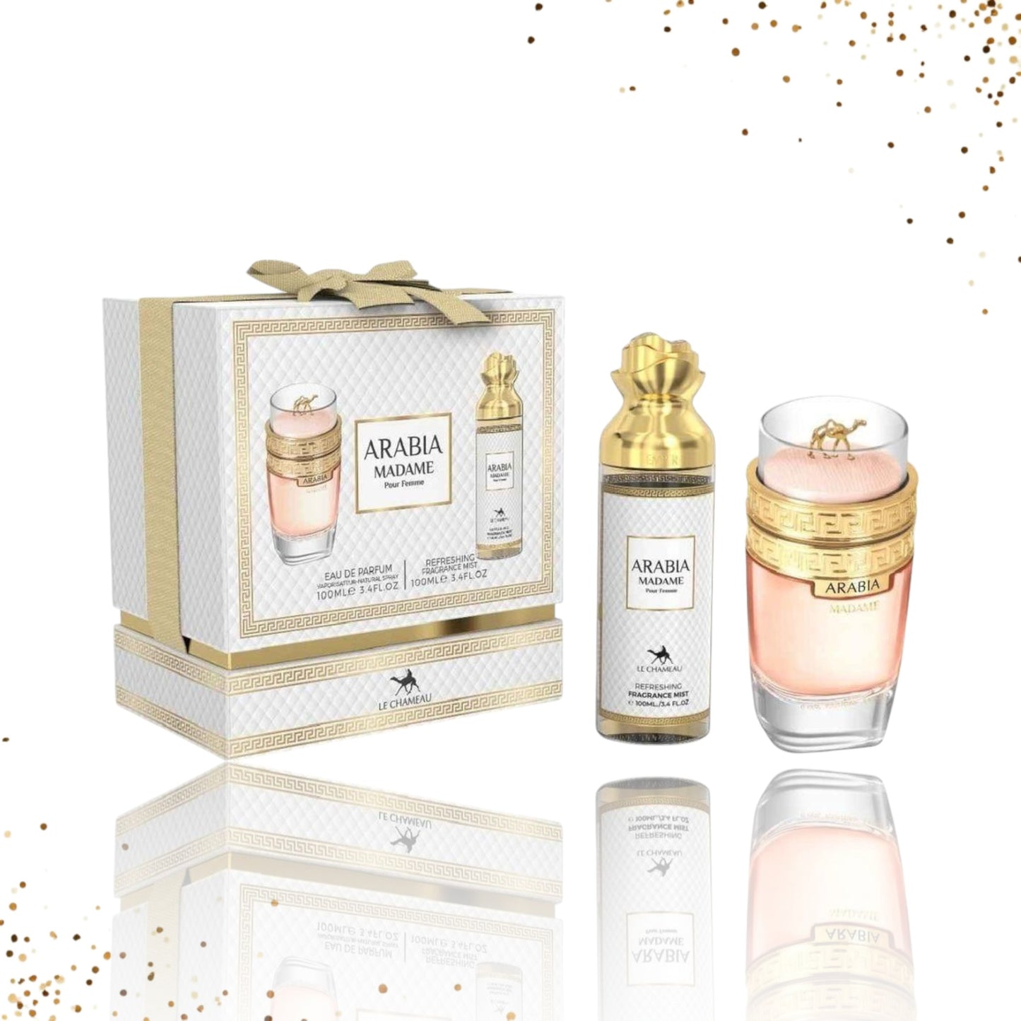Arabia Madame Gift Set By Emper Two in One EDP 3.4 Oz
