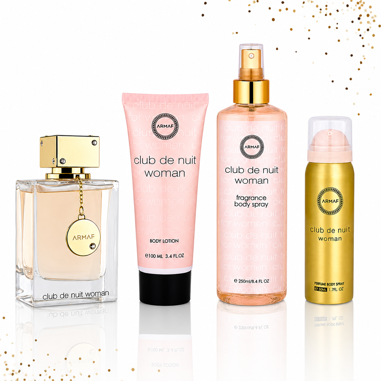 Armaf Club de Nuit Woman Set 4 Pcs 3.4 oz