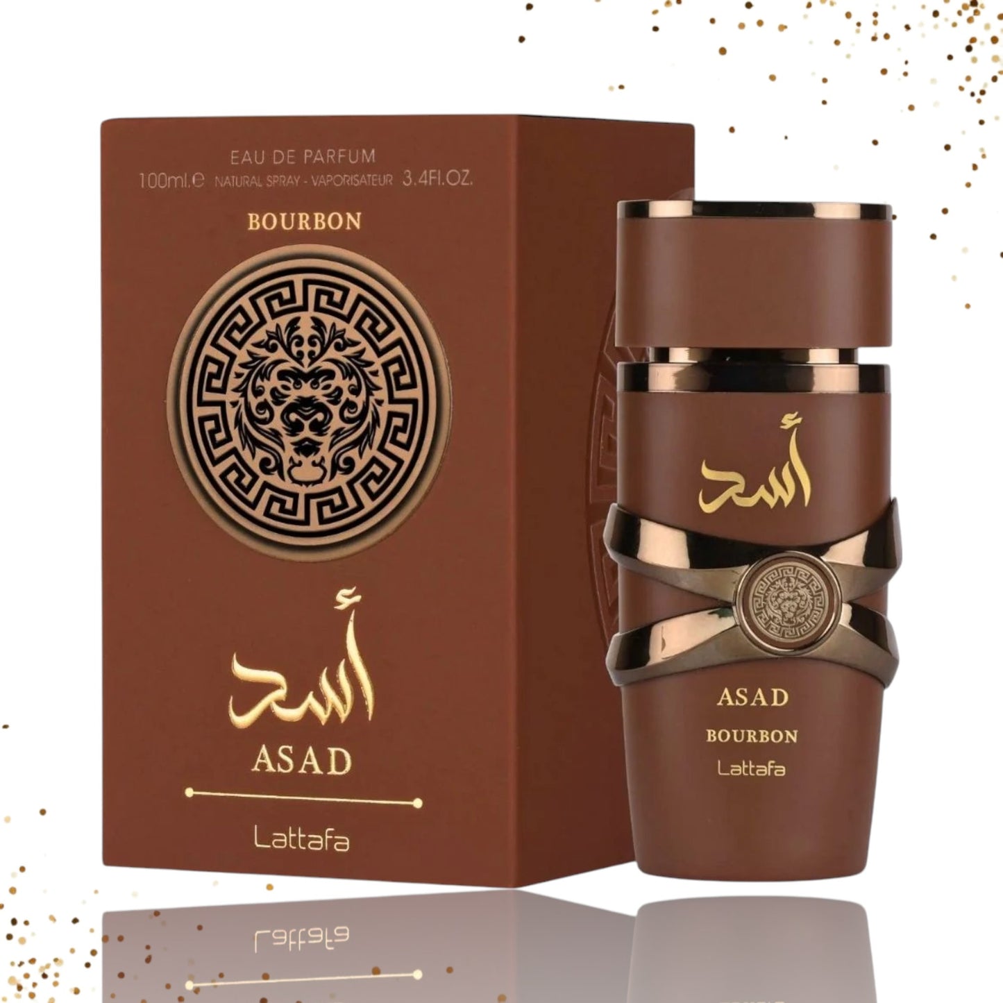 Asad Bourbon by Lattafa 3.4 Oz EDP