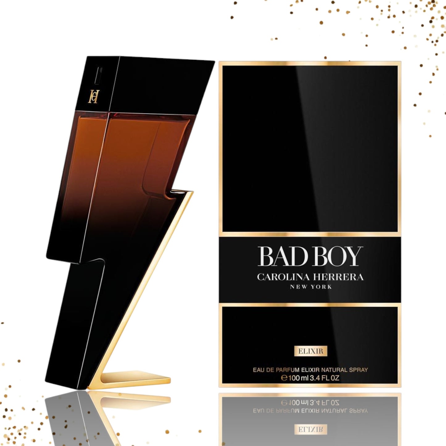 Bad Boy Elixir By Carolina Herrera 3.4 Oz EDP