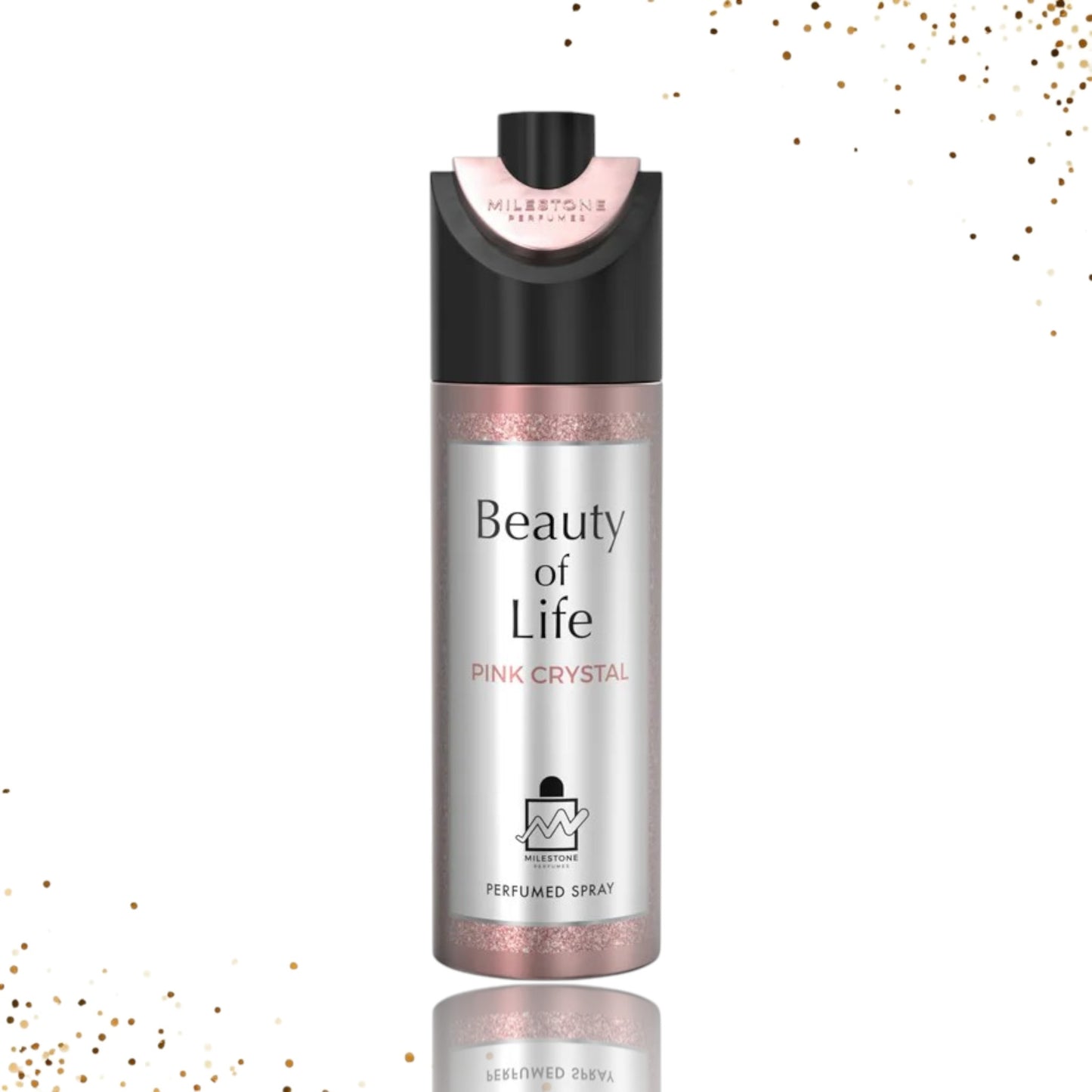 Beauty Of Life Pink Crystal Body Spray By Milestone 200 Ml