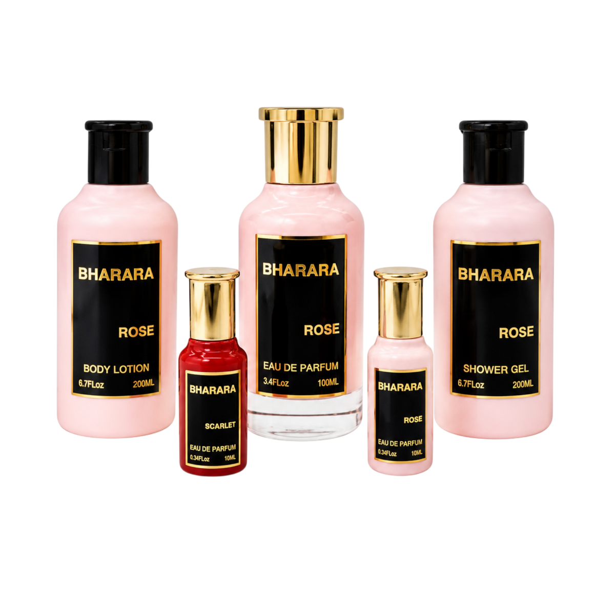 Bharara Rose Gift Set 5 Pc 3.4 Oz EDP