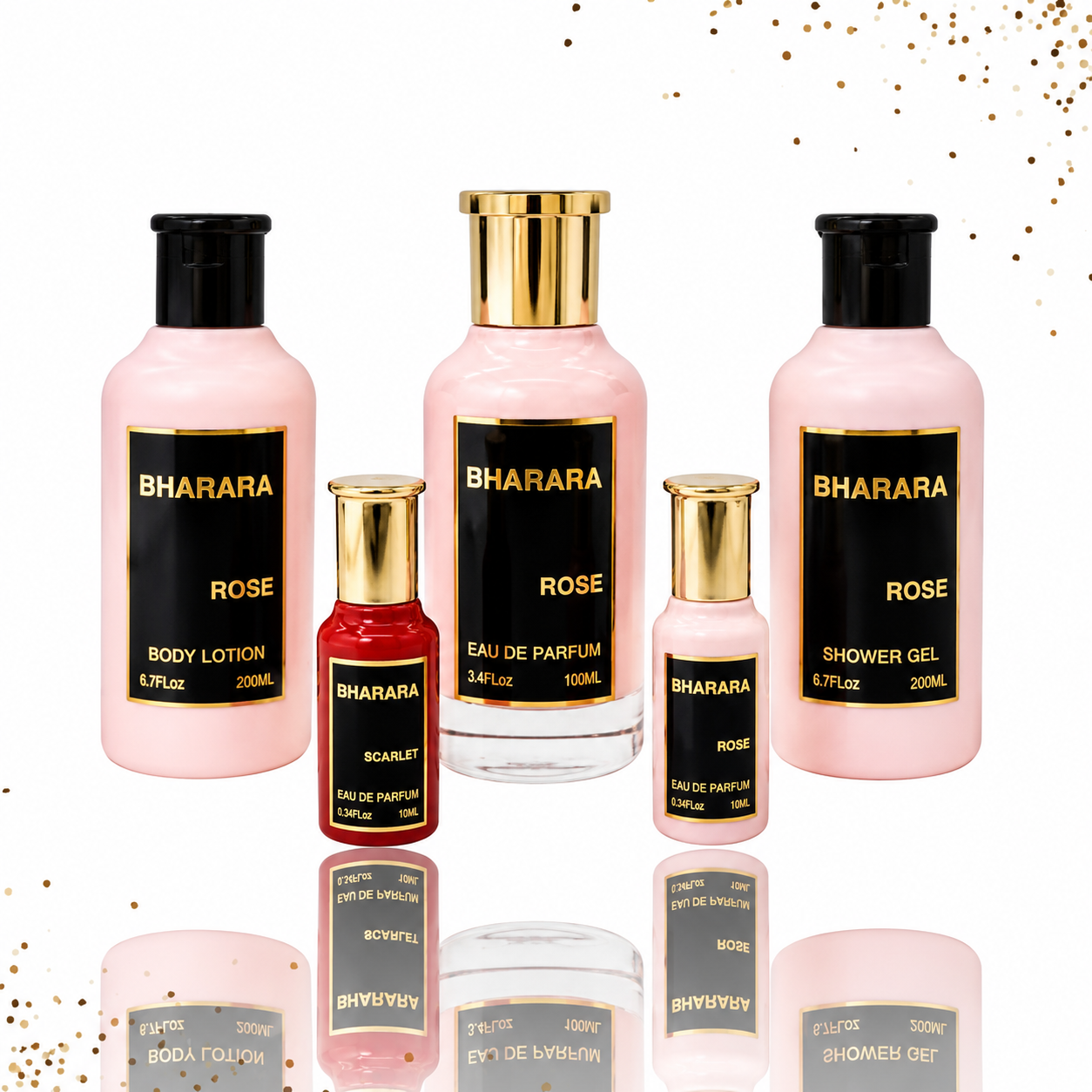 Bharara Rose Gift Set 5 Pc 3.4 Oz EDP