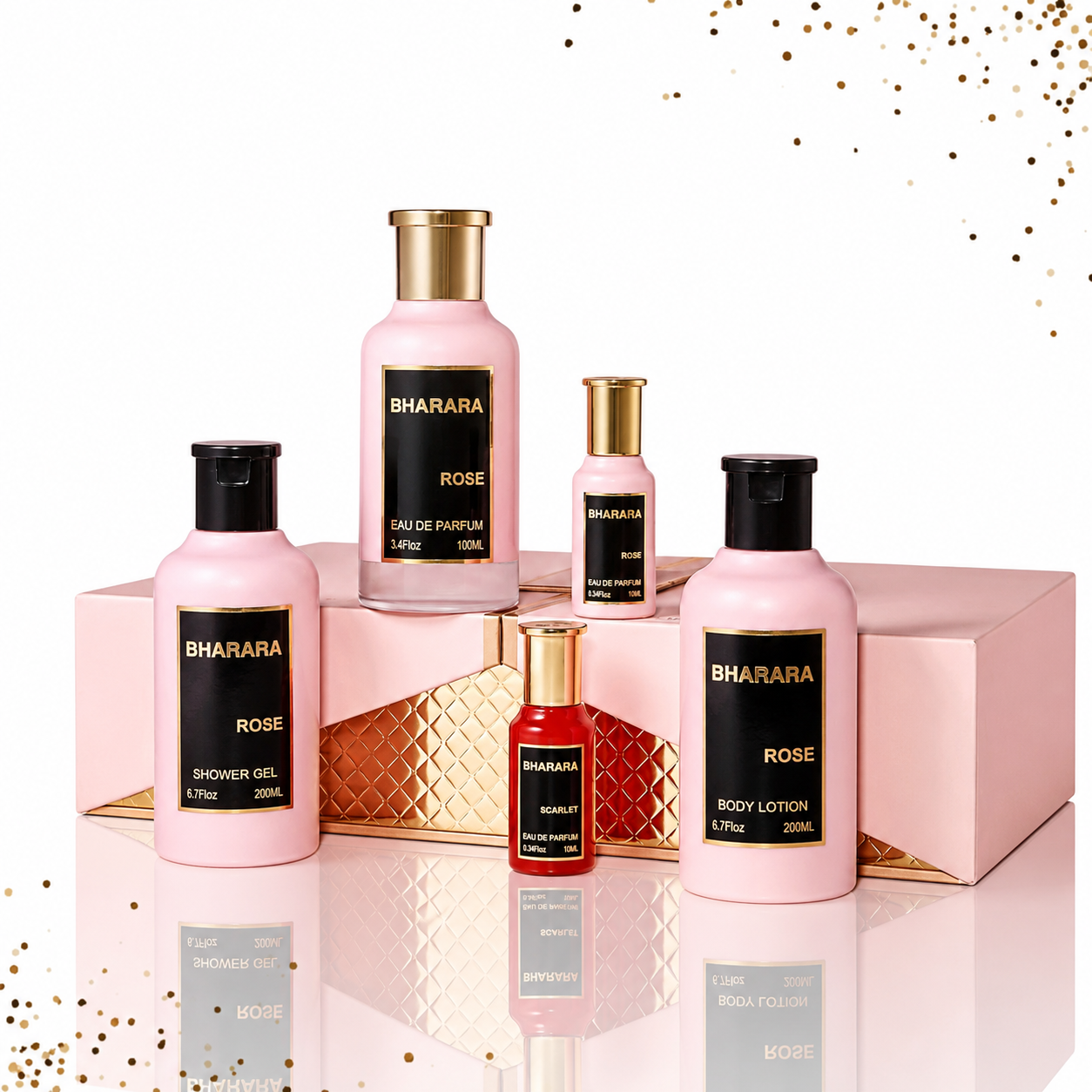 Bharara Rose Gift Set 5 Pc 3.4 Oz EDP
