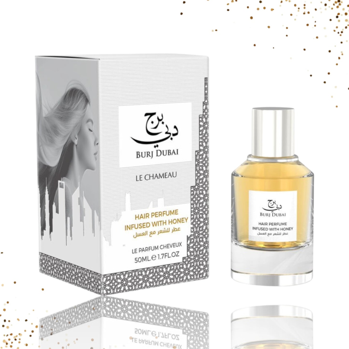 Burj Dubai Hair Perfume Infused With Honey By Le Chameau 1.7 Oz