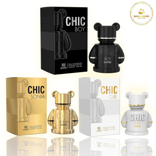 Chic Combo 3 Pcs By Emper 3.4 oz EDP