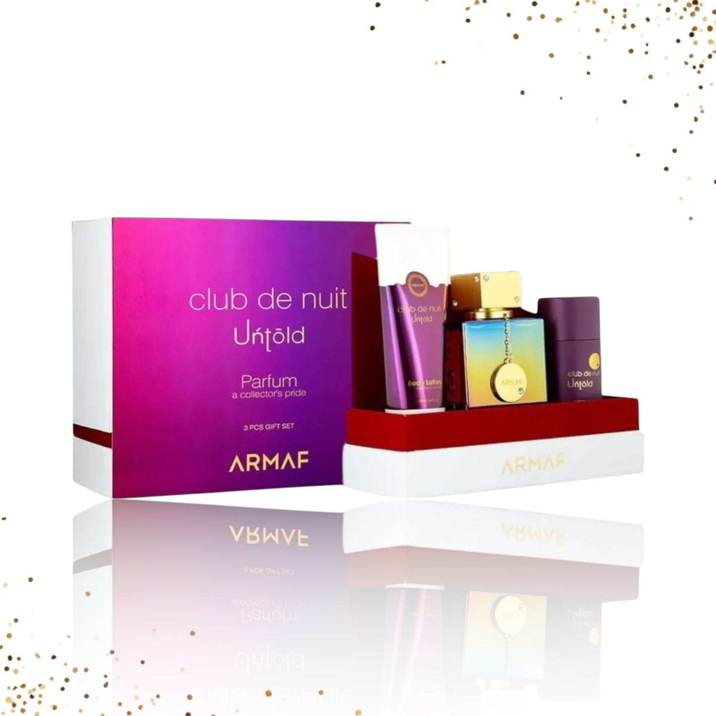Club De Nuit Untold Gift Set 3 Pcs By Armaf 3.4 Oz