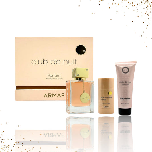 Club De Nuit Woman Gift Set 3 Pcs By Armaf 3.4 Oz EDP