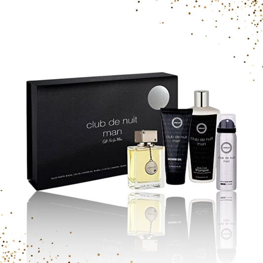 Club de Nuit Men Gift Set 4 Pcs By Armaf  3.4 Oz EDP