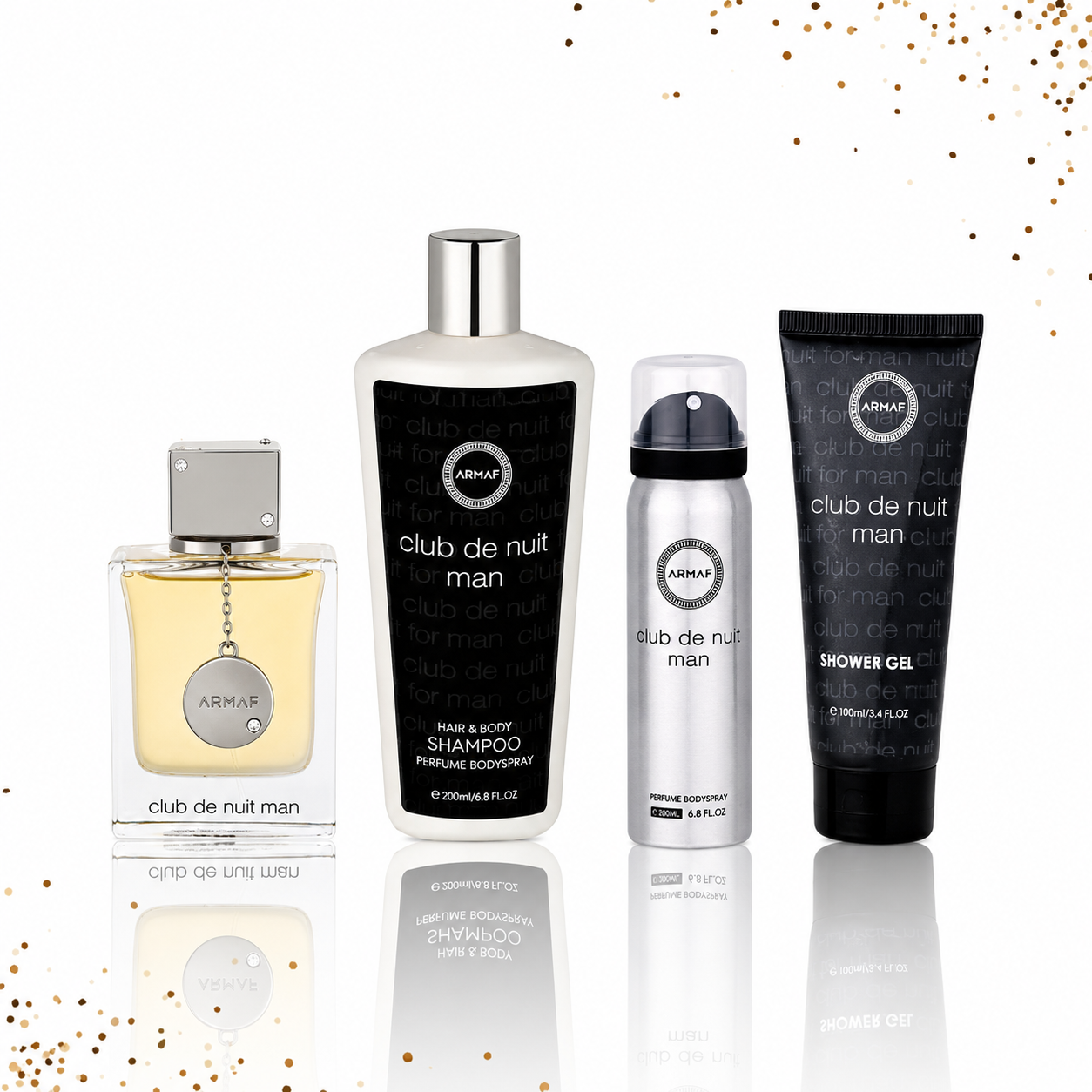 Club de Nuit Men Gift Set 4 Pcs By Armaf  3.4 Oz