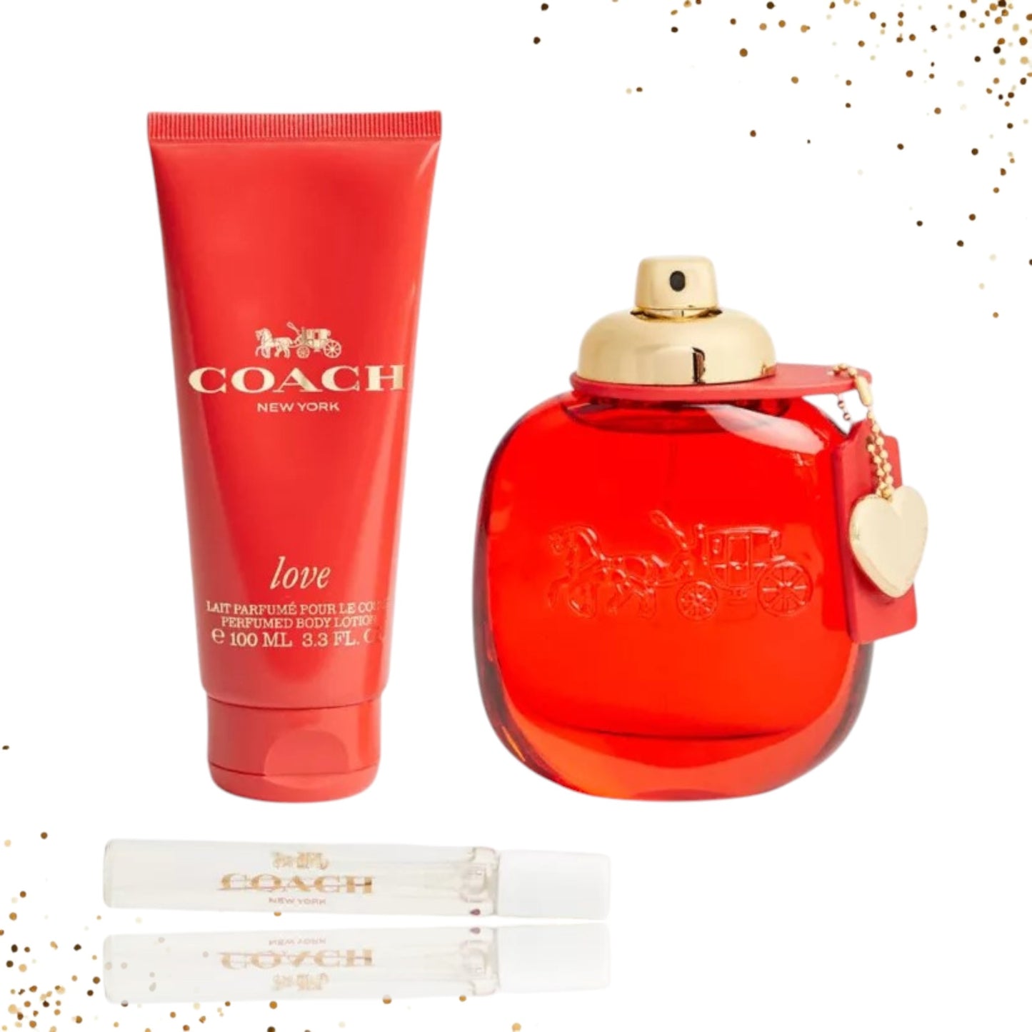 Coach New York Love Gift Set 3 Pcs 3.4 Oz EDP