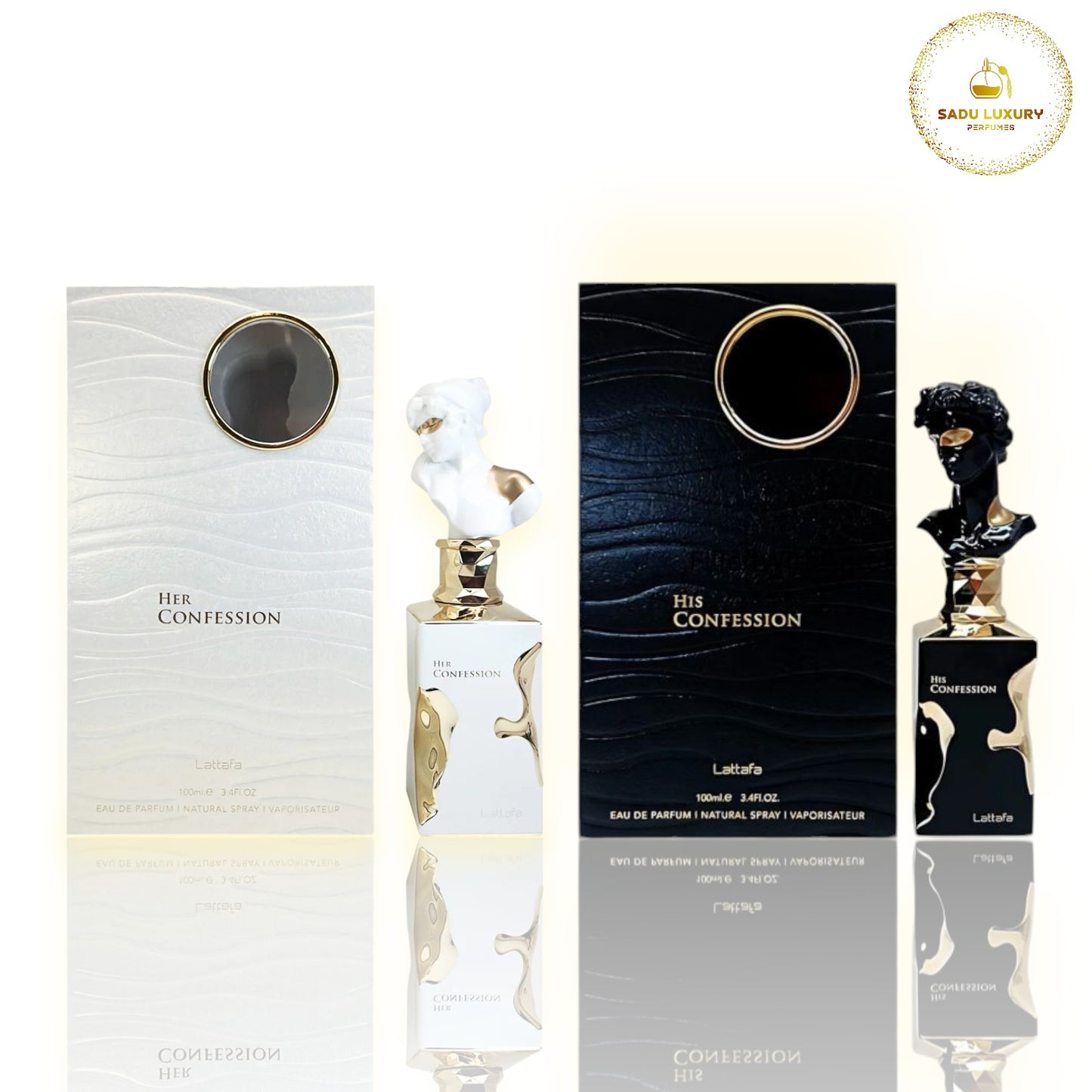 Confession By Lattafa Combo 2 Pcs 3.4 Oz EDP