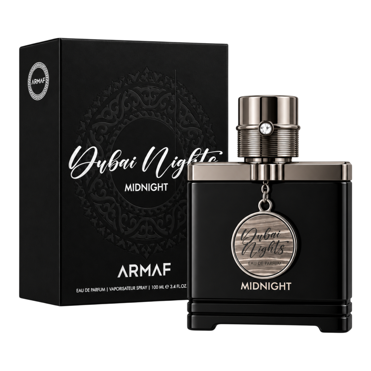 Dubai Nights Midnight by Armaf 3.4 Oz Eau de Parfum